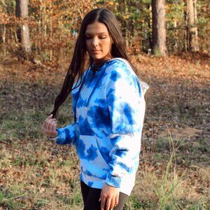 Hooded Tie Dye Sweatshirt